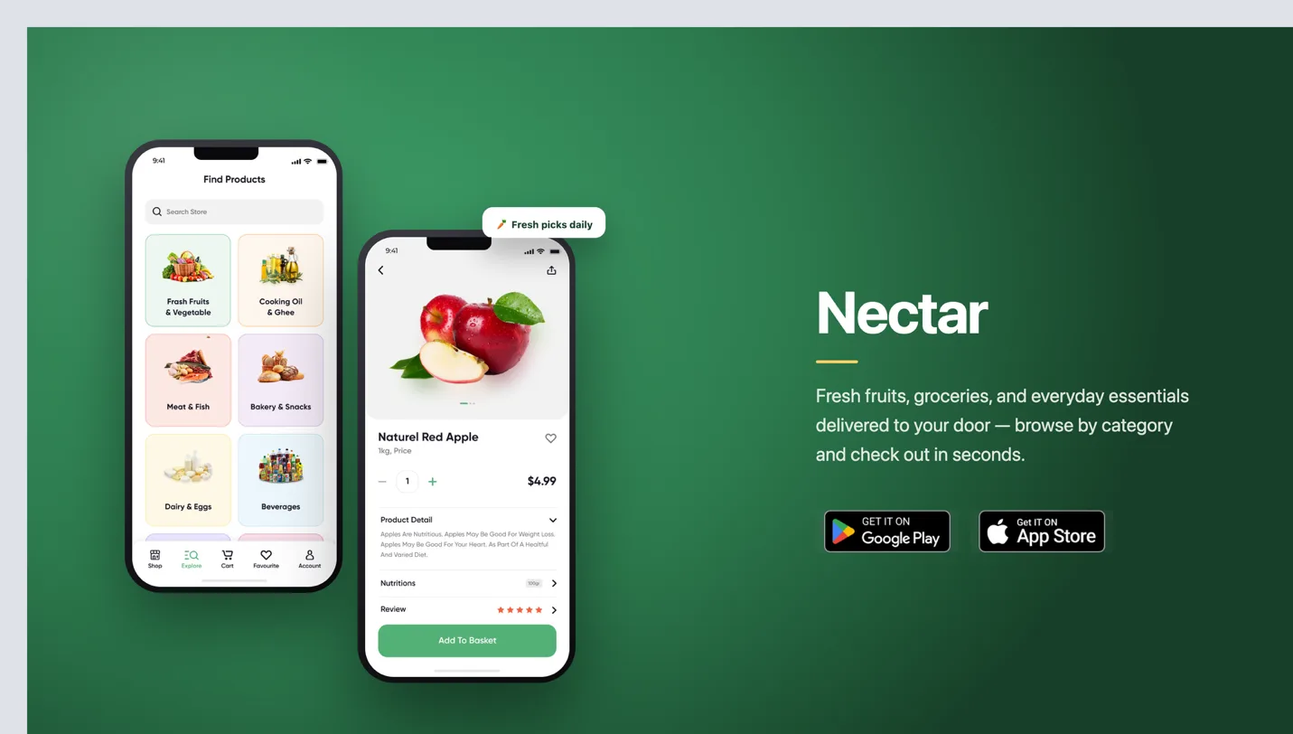 Nectar — Powering Modern Food Ordering with Real-Time Delivery screen 3