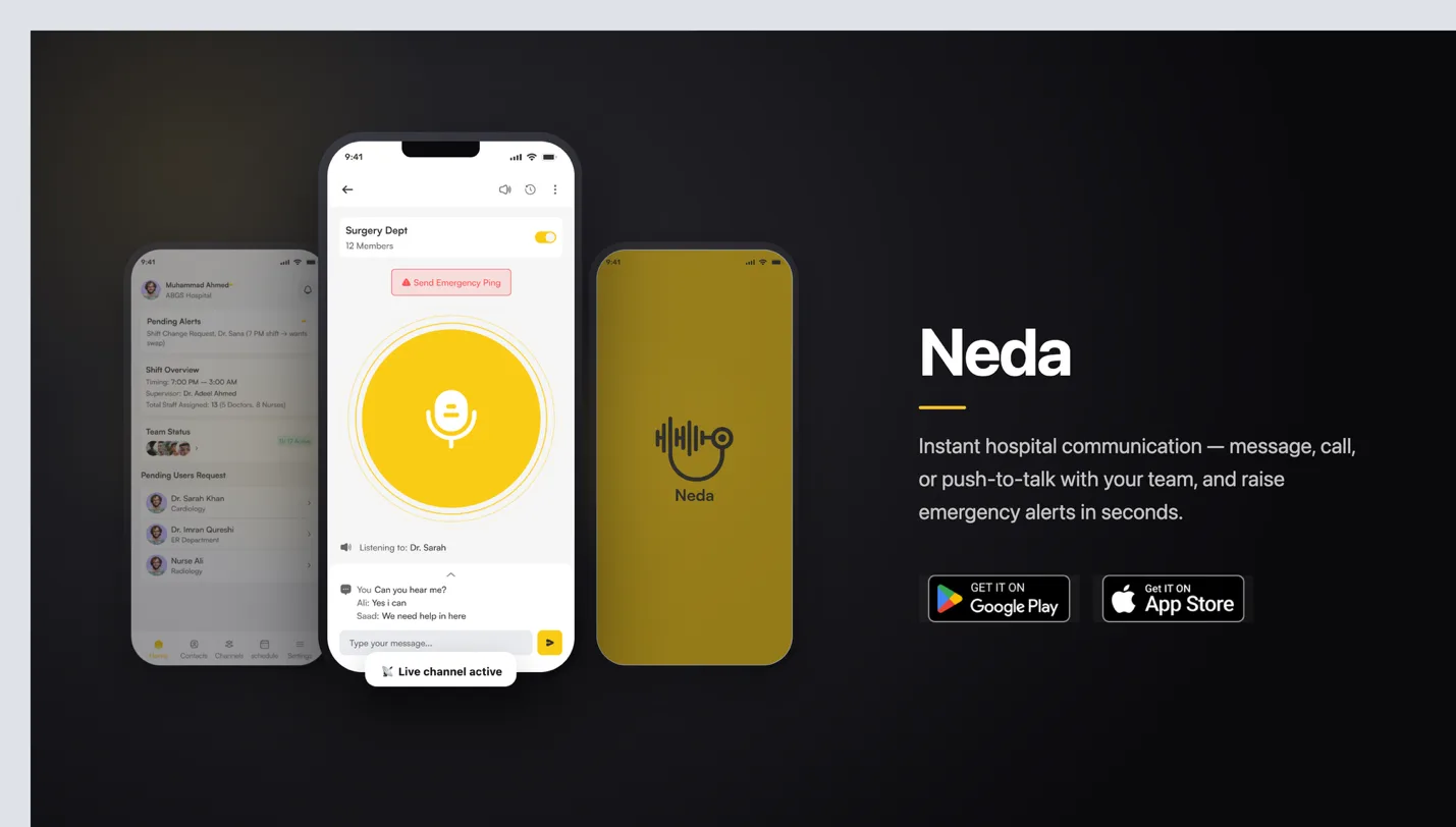 NEDA — Real-Time Collaboration for Modern Healthcare Organizations screen 3