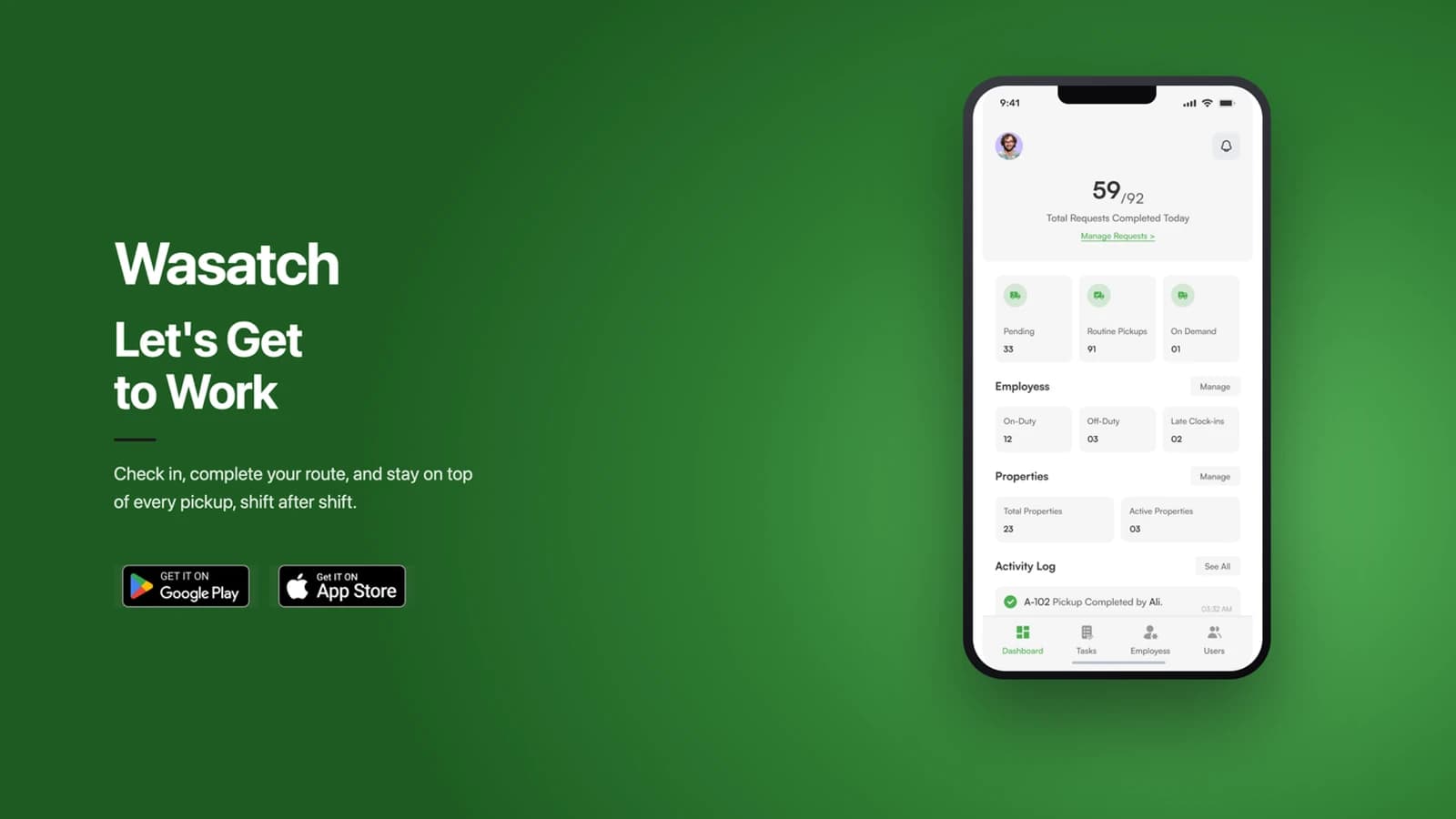 Wasatch Waste Management System — Streamlining Waste Collection screen 3